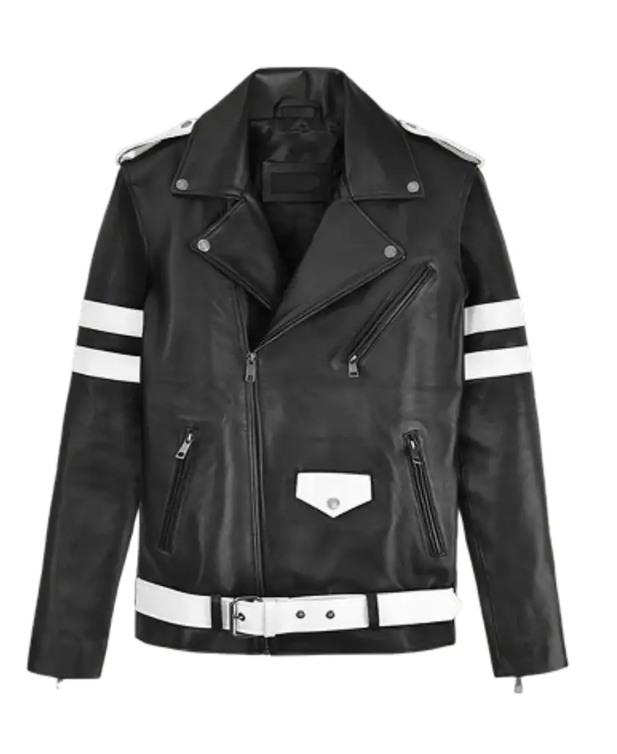 Men'S Monza Biker Leather Jacket