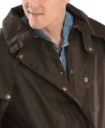Men's Outback Oilskin Long Duster Coat - Image 3