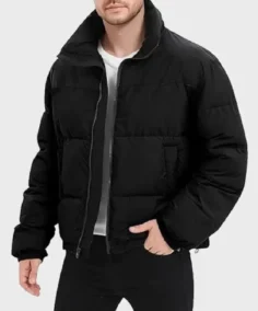 Men's Parachute Black Puffer Jacket