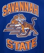 Men's Savannah State University Varsity Jacket Back