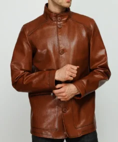 Men's The Barclay Brown Leather Jacket