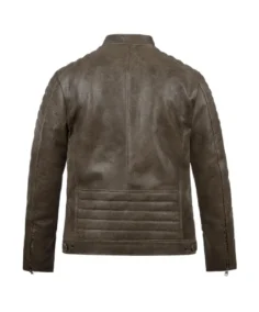 Shop The Men's Classic Erect Style Brown Leather Jacket