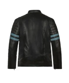Shop The Men's Hybrid Striped Leather Jacket