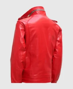 Shop The Men's Red Motorcycle Leather Jacket