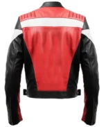 Shop The Men's Red and Black Moto Faux Leather Jacket