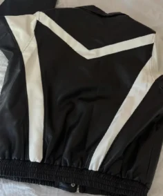 Shop The Women's Black and White Multi Leather Jacket