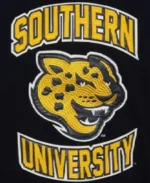 Unisex Southern University Varsity Jacket Back