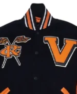 Unisex Virginia State University Varsity Jacket Collar