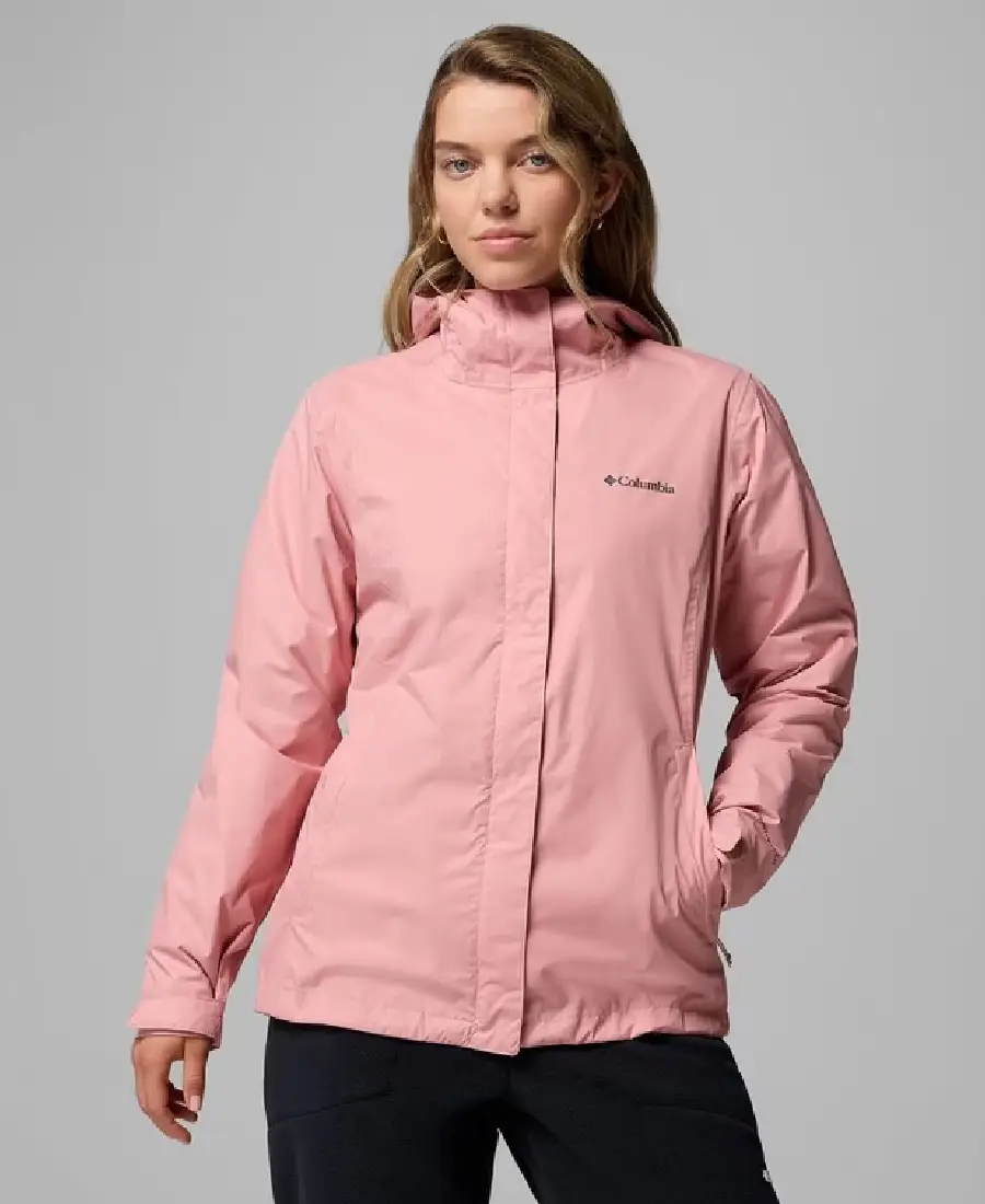 Women Pink Columbia Rain Jacket Women Pink Columbia Rain Jacket