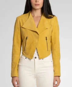 Women's Adrian Cropped Leather Jacket