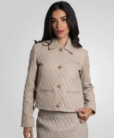 Women's Akila Quilted Leather Jacket