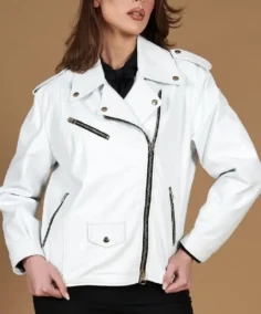 Women's Camy Biker Leather Jacket