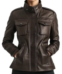 Women's Vintage Evelyn Leather Jacket