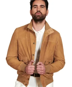 Men's Brown Suede Leather Jacket - Trendy Leather Jackets
