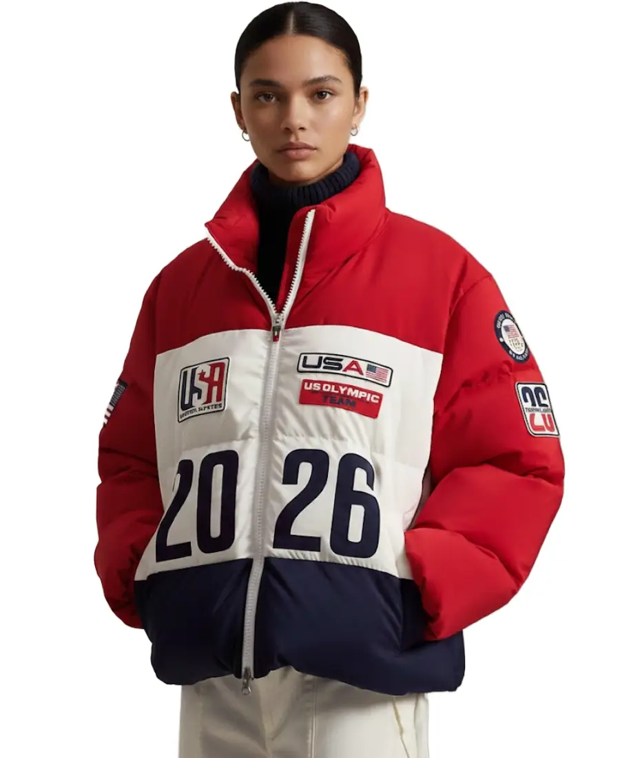 2026 Team Usa Closing Ceremony Down Jacket 2026 Team Usa Closing Ceremony Down Jacket - Trendy Leather Jackets