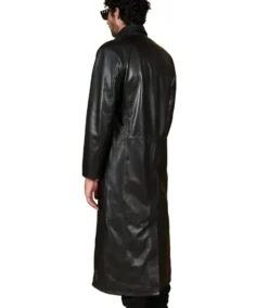 Shop The Men's Black Long Leather Coat - Trendy Leather Jackets