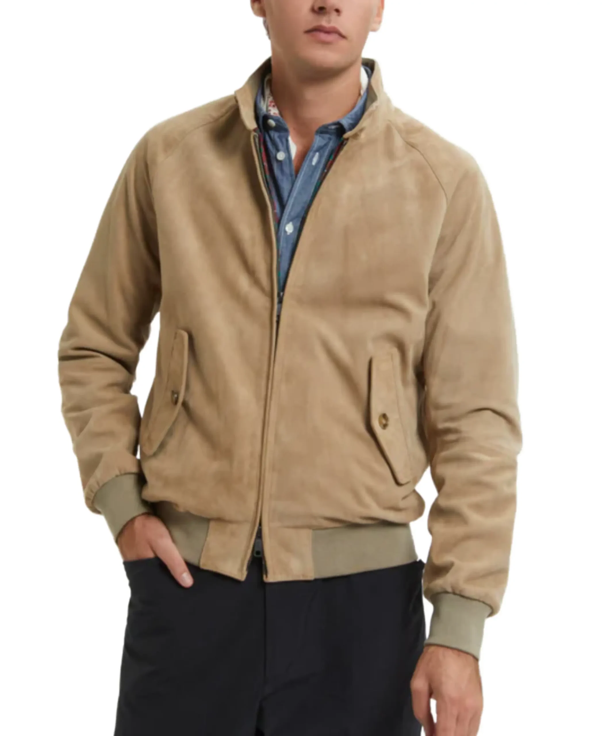G9 Beige Suede Jacket G9 Beige Suede Jacket - Trendy Leather Jackets