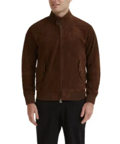 G9 Chocolate Brown Suede Jacket - Trendy Leather Jackets