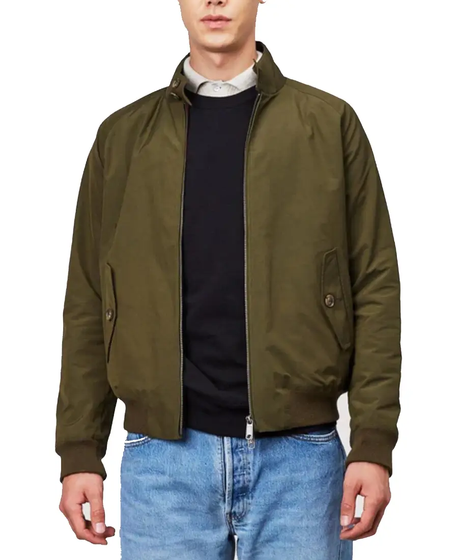 G9 Green Harrington Jacket G9 Green Harrington Jacket - Trendy Leather Jackets
