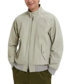 G9 Tent Cloth White Bomber Jacket - Trendy Leather Jackets