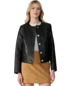 Margot Black Leather Jacket - Trendy Leather Jackets