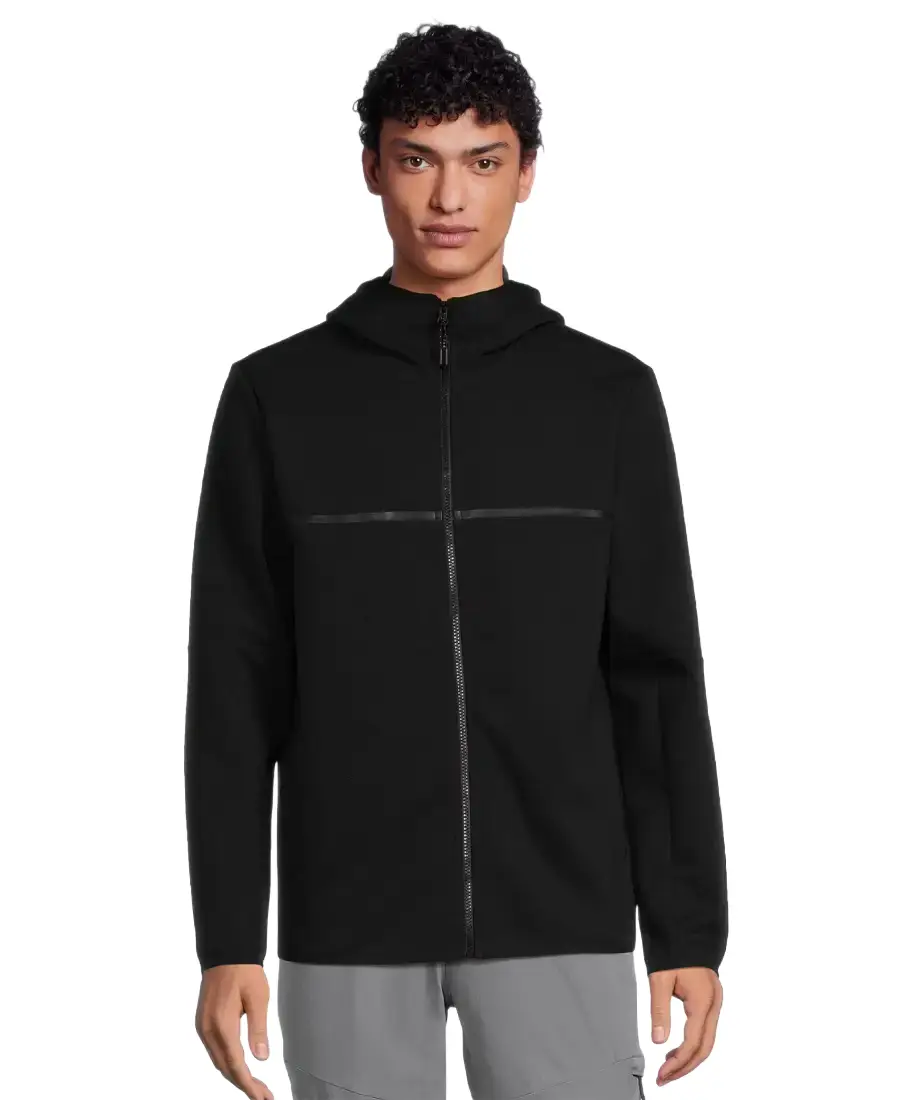 Menβs Athletic Works Fusion Knit Jacket Front View Menβs Athletic Works Fusion Knit Jacket Front View