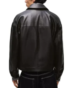 Shop The Men's Black Boxy Fit Faux Leather Jacket - Trendy Leather Jackets