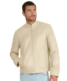 Men's Otis Racer Leather Jacket - Trendy Leather Jackets