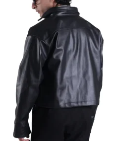 Shop The Classic Black Cropped Leather Jacket - Trendy Leather Jackets