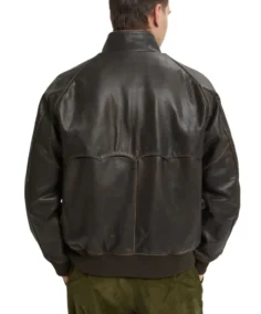 Shop The G9 Faded Black Bomber Leather Jacket - Trendy Leather Jackets