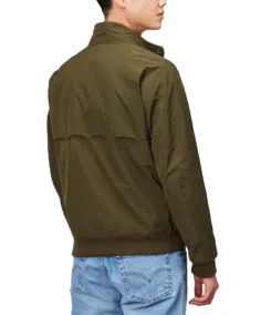 Shop The G9 Green Harrington Jacket - Trendy Leather Jackets