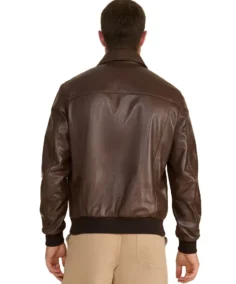 Shop The Men's Mason Leather Bomber Jacket - Trendy Leather Jackets
