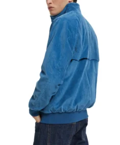 Shop The Unpadded G9 Blue Corduroy Jacket - Trendy Leather Jackets