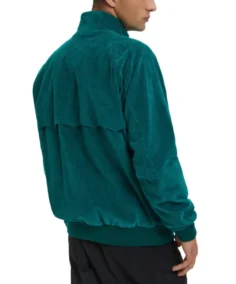 Shop The Unpadded G9 Teal Corduroy Jacket - Trendy Leather Jackets