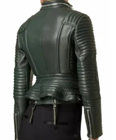 Shop The Peplum Waist Moto Leather Jacket - Trendy Leather Jackets