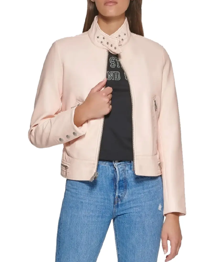 Women'S Trendy Powder Racing Leather Jacket Women'S Trendy Powder Racing Leather Jacket - Trendy Leather Jackets