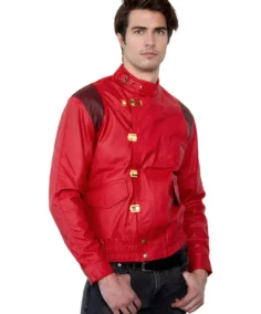 Akira Kaneda Red Motorcycle Jacket Side - Trendy Leather Jackets
