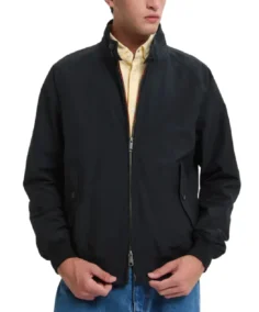G9 Dark Navy Harrington Jacket - Trendy Leather Jackets