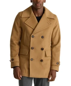 Men's Italian Wool Peacoat - Trendy Leather Jackets