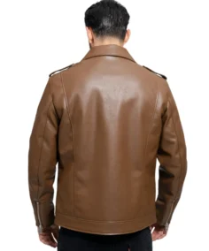 Shop The Men's Brown Faux Leather Jacket - Trendy Leather Jackets