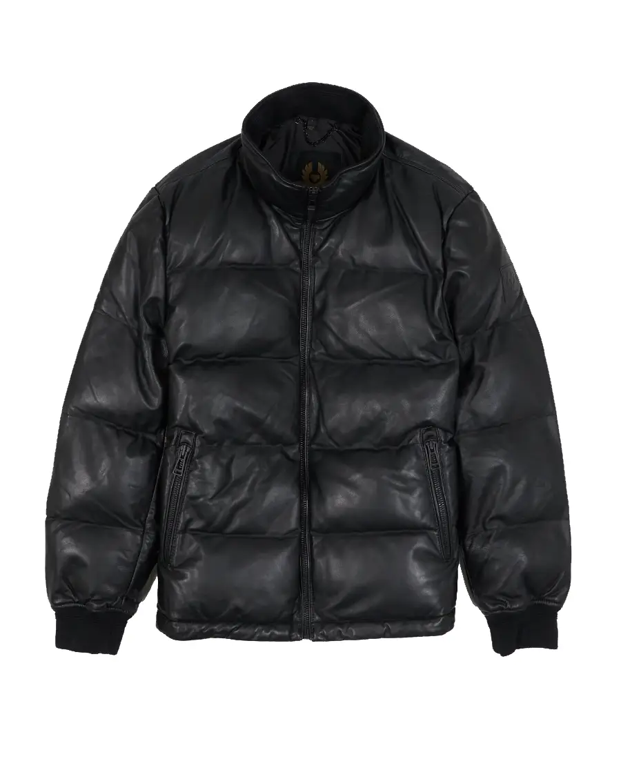 Nappa Black Puffer Leather Jacket Nappa Black Puffer Leather Jacket - Trendy Leather Jackets