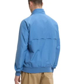 Shop The G9 Blue Harrington Jacket - Trendy Leather Jackets