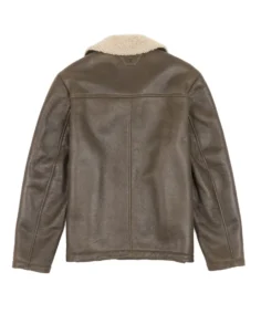 Shop The Men's Antique Brown Shearling Leather Jacket - Trendy Leather Jackets