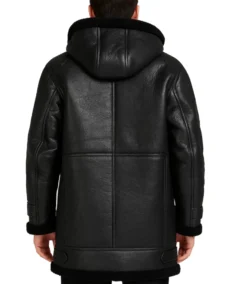 Shop The Men's Black Sheepskin Shearling Leather Coat - Trendy Leather Jackets