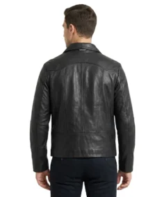 Shop The Men's Black fitted Leather jacket - Trendy Leather Jackets