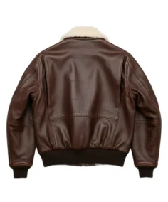 Shop The Men's Brown Shearling Bomber Jacket - Trendy Leather Jackets