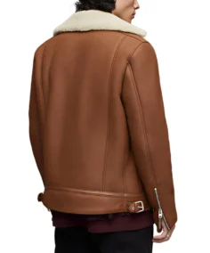 Shop The Men's Brown Sheepskin Shearling Leather Jacket - Trendy Leather Jackets