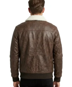 Shop The Men's Distressed Brown Aviator Leather Jacket - Trendy Leather Jackets