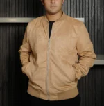 Shop The Men’s Signature Camel Faux Suede Jacket - Trendy Leather Jackets