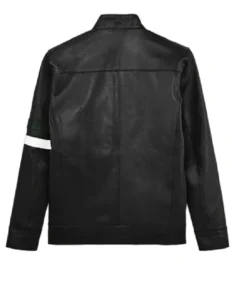 Shop The Men's Stripe Black Leather Jacket - Trendy Leather Jackets